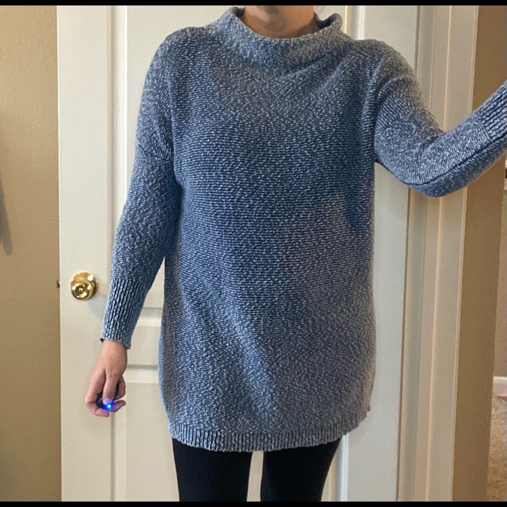 BY TOGETHER Comfy Boutique Sweater Tunic, Blue